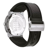 Ferragamo Men’s Swiss Made Quartz Black Hybrid Strap Black Dial 42mm Watch SFDT00619